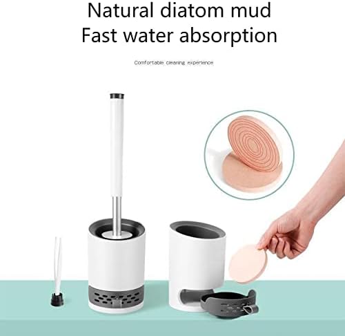 珪藻泥死角なしロングハンドルソフトヘア吊り下げ壁床ブラシトイレ